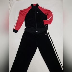 FILA Vintage Velour Tracksuit Size S